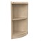 Flash Furniture Bright Beginnings 2 Tier Wooden Classroom Corner Storage Unit w/Rounded Front Edges, Kid Safe, Natural MK-KE24022-GG - alternate 5